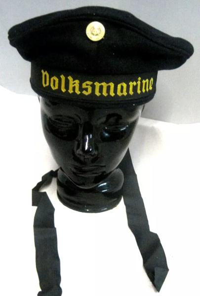Orig. Volksmarine Tellermütze NVA Schirmmütze Marine Gr. 59